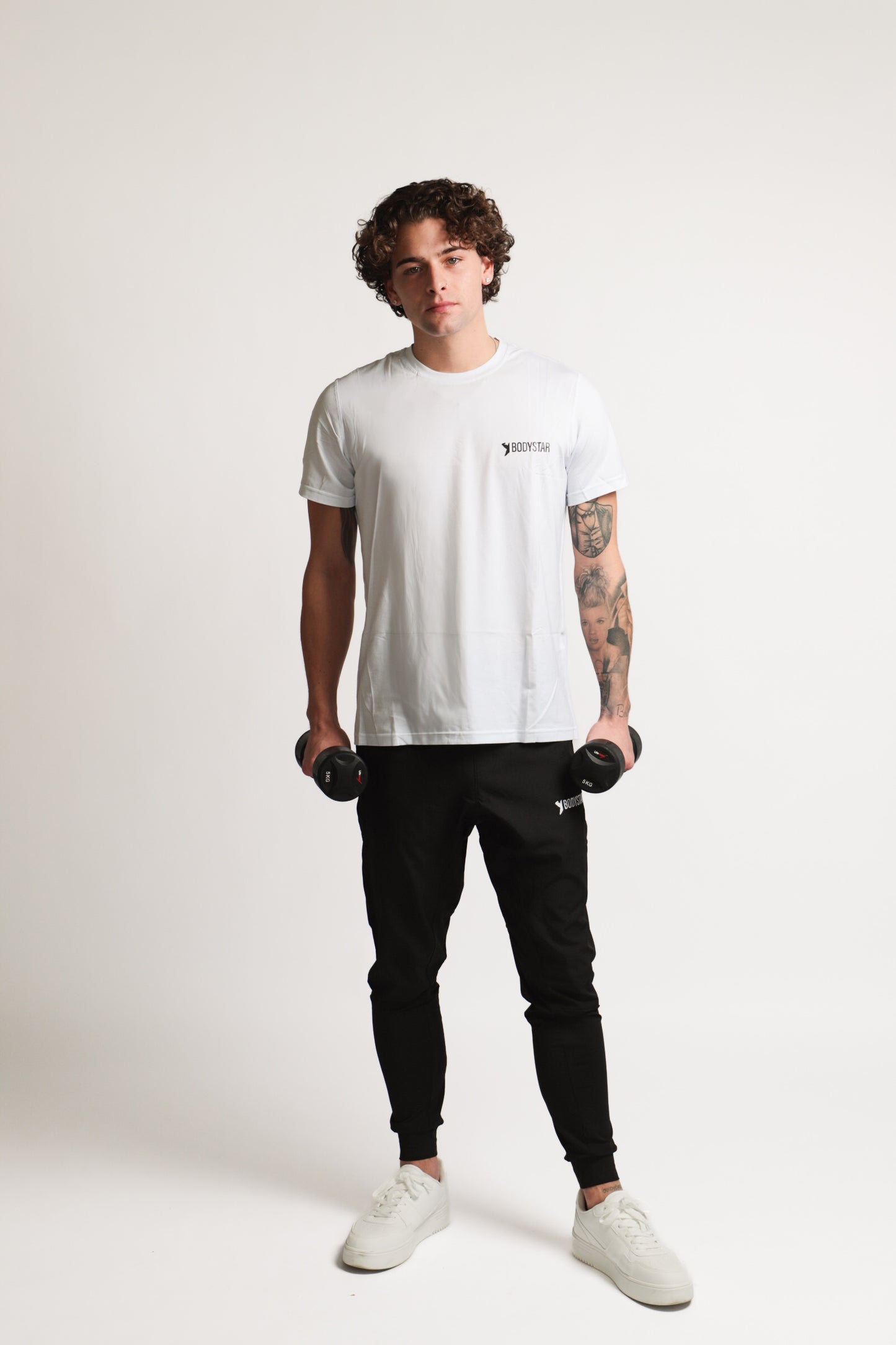 White T-shirt cartoonlogo