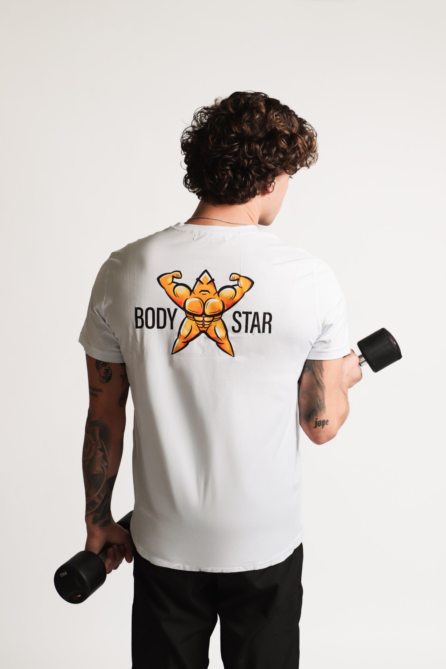 White T-shirt cartoonlogo