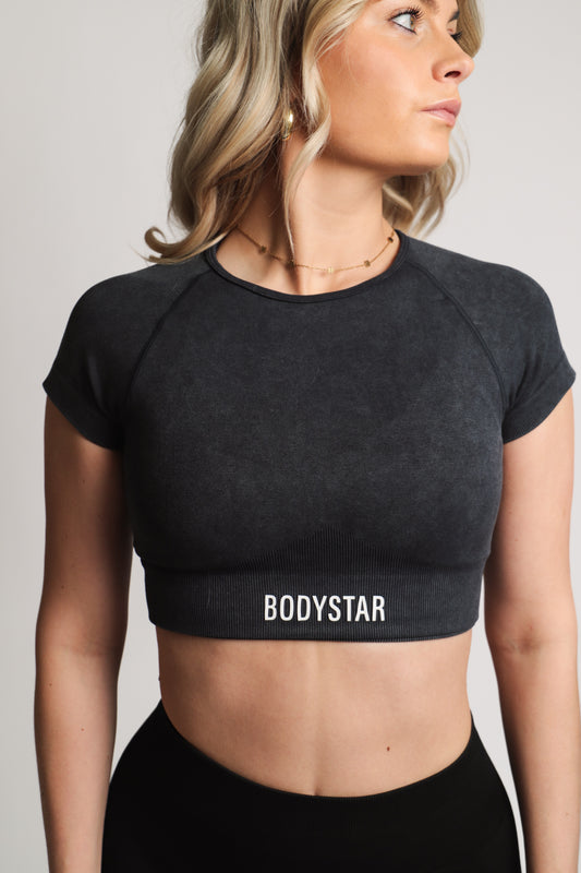 T-shirt Top dark grey