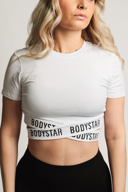Top Strap & Style White